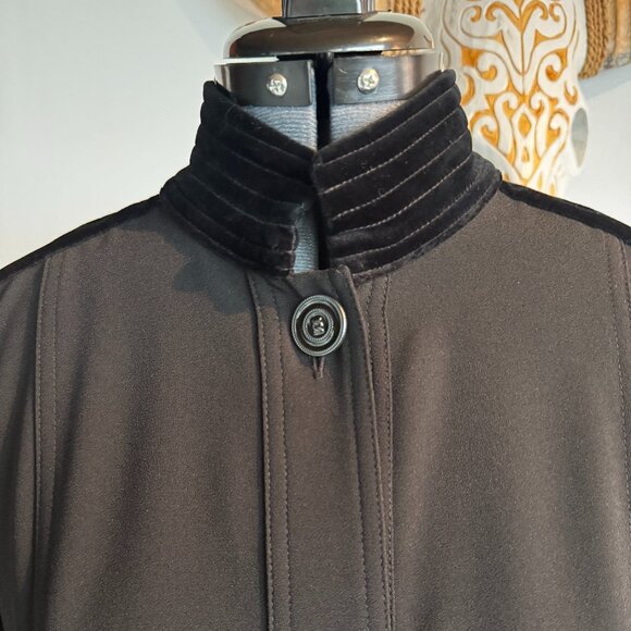 The Kooples - Marta belted velvet trim dress - Picture 2 of 11